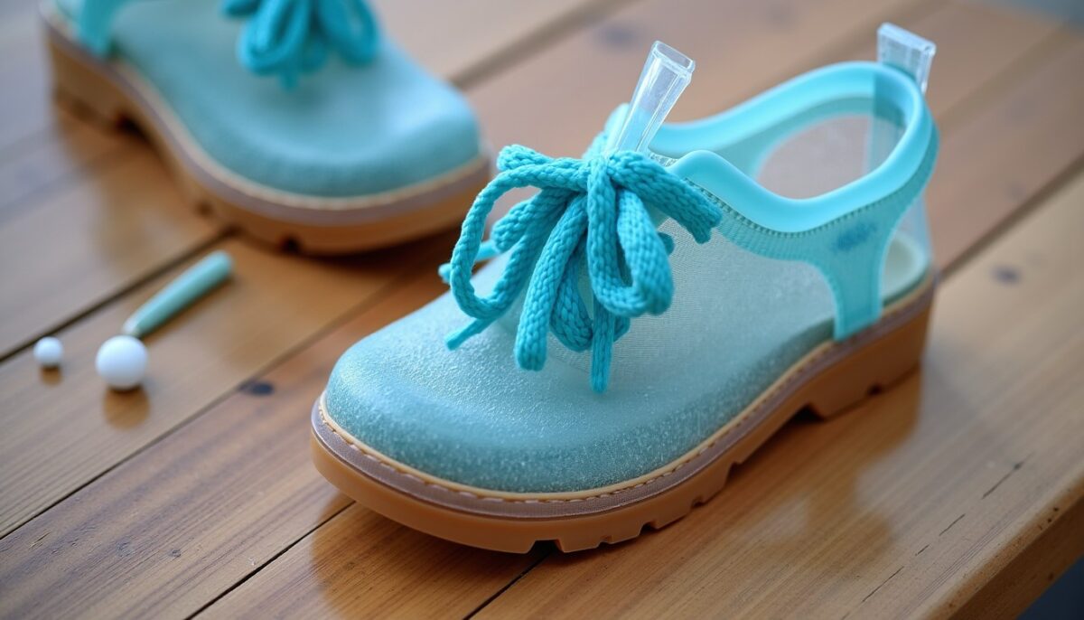 Chaussures Méduse : Quand le plastique devient une merveille à porter !